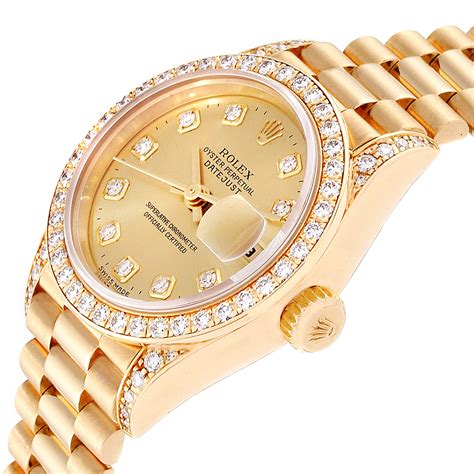 lady Datejust yellow gold watch